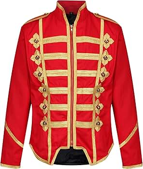 Ro Rox Steampunk Military Drummer Parade Jacket Emo Punk